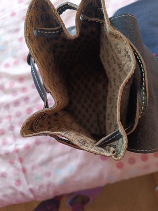 Mochila de cuero