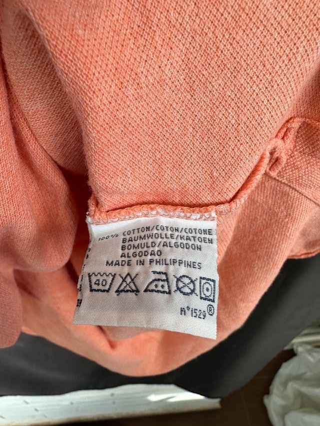 RALPH LAUREN polo naranja claro m/corta talla L