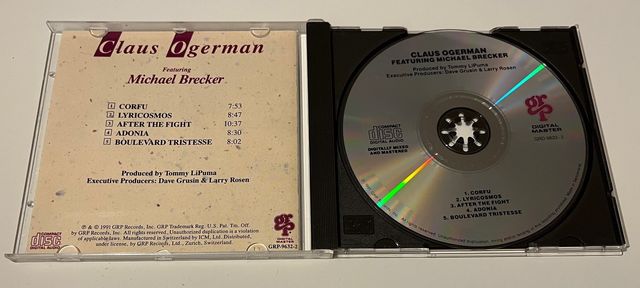 CLAUS OGERMAN feat. MICHAEL BRECKER CD