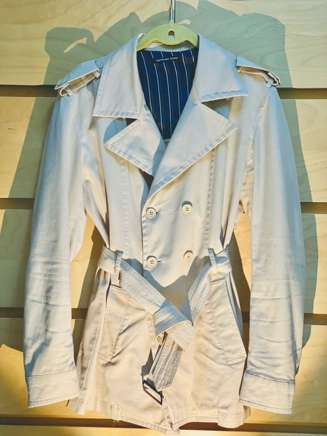 Trench Uomo “Eugenio Sorrentino” Beige TG46 cotone