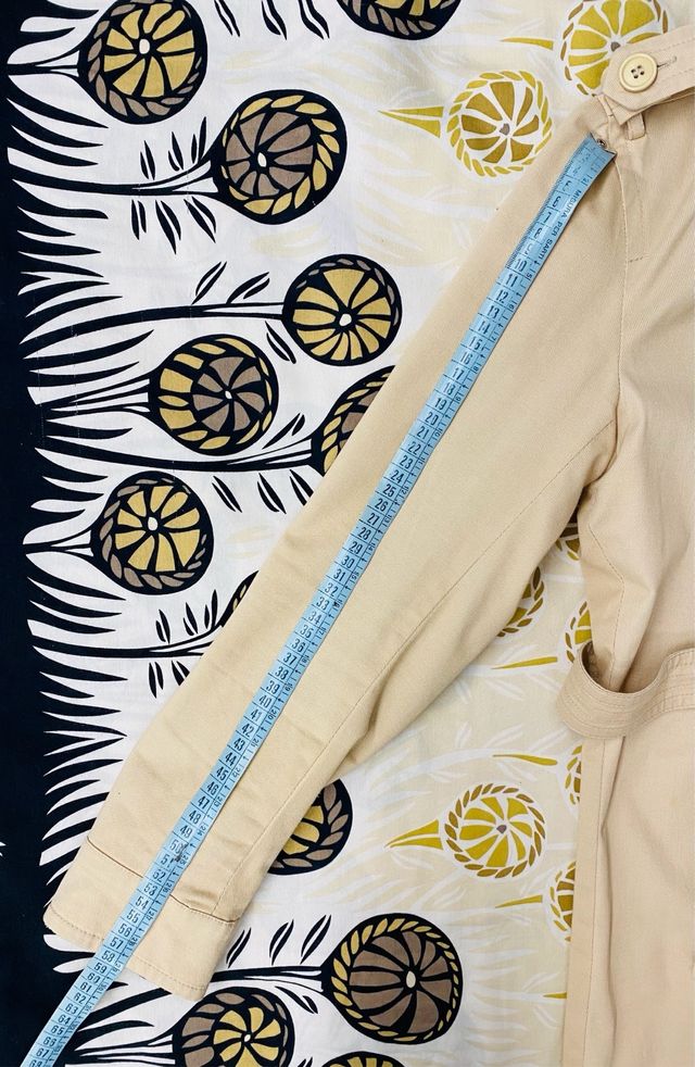 Trench Uomo “Eugenio Sorrentino” Beige TG46 cotone