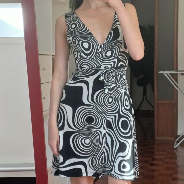 Mini vestido étnico vintage