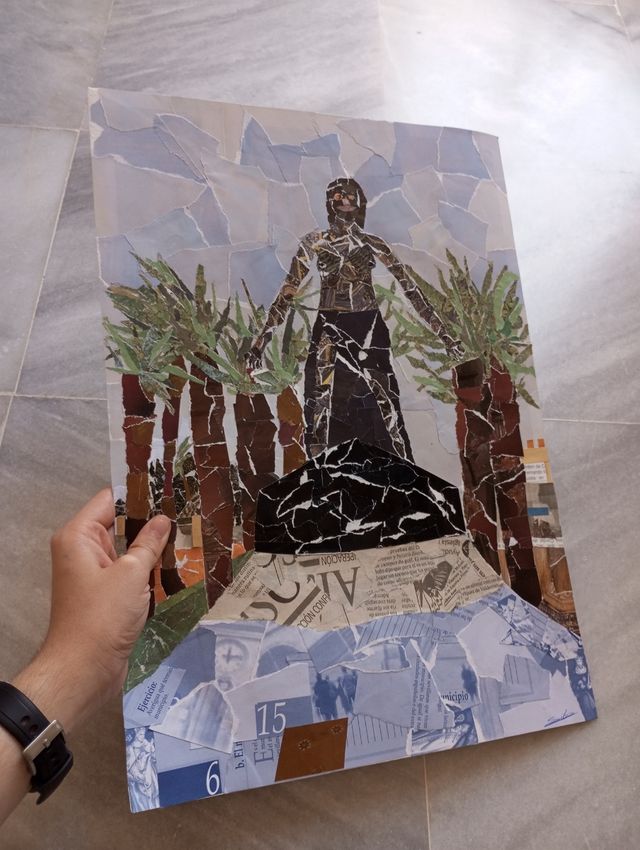 Collage paisaje Fuengirola 