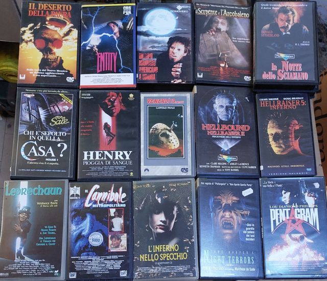 Vhs horror (leggere descrizione) 
