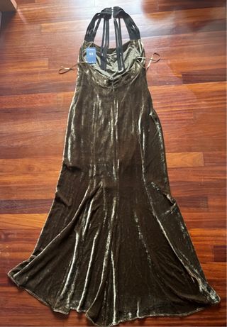 Vestido terciopelo de seda Esencial