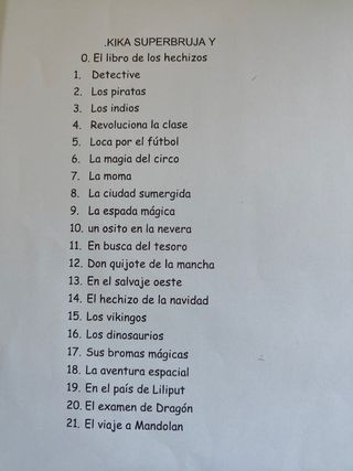 Libros Kika superbruja.