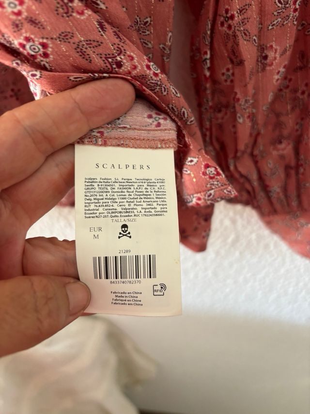 Blusa Scalpers T M mujer