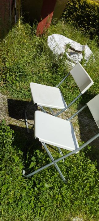 Sillas plegables jardin