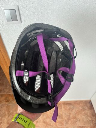 Casco bici scott mujer