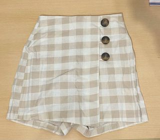 Falda pantalon de cuadros 