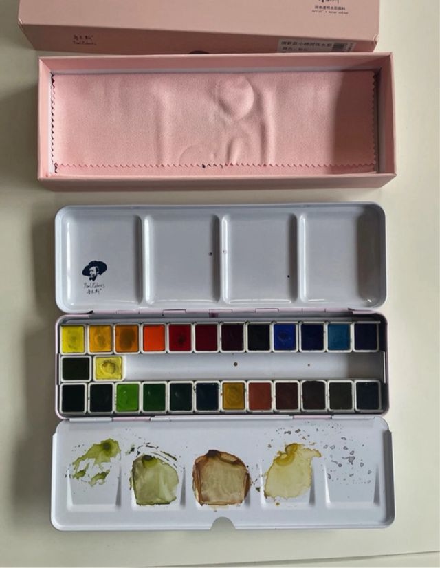 Caja acuarelas paul rubens