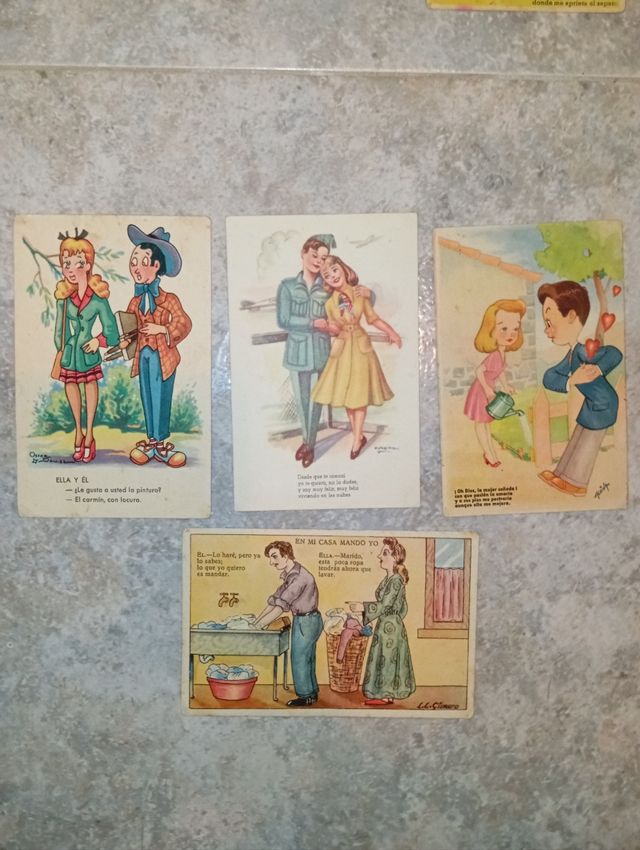 Lote postales antiguas