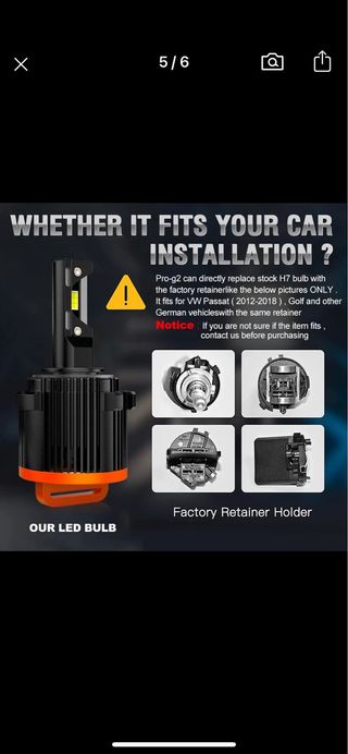 Led volkswagen h7 nuevas