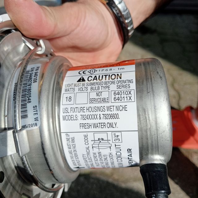 Luci RGB per piscine o esterno in acciaio inox