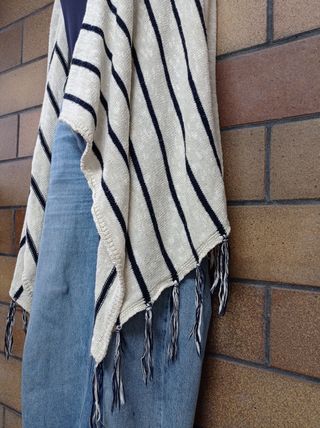 Cardigan oversize flecos 