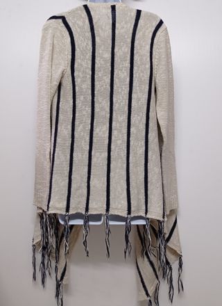 Cardigan oversize flecos 