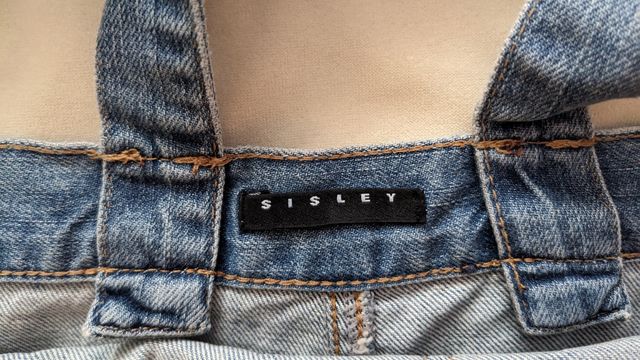 Mono denim Benetton niña