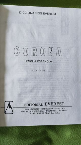 Diccionario español 