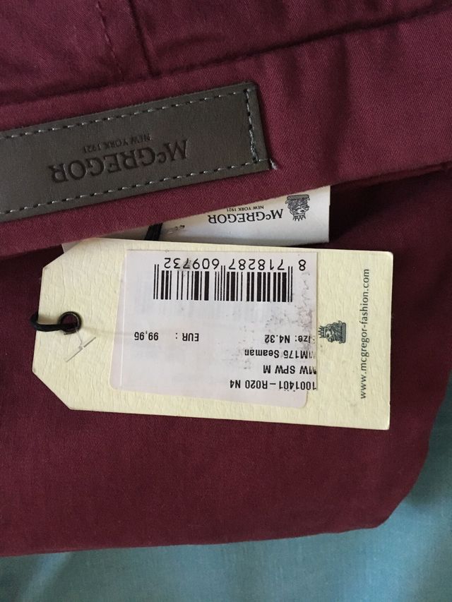 pantalon McGregor bourdeos