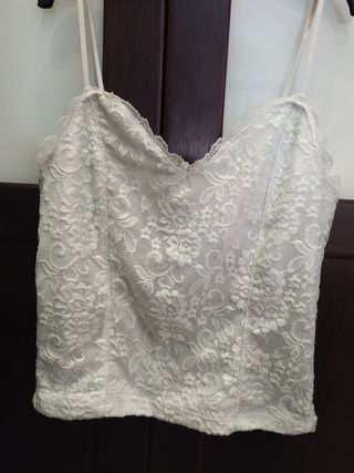 Top corsé Stradivarius 