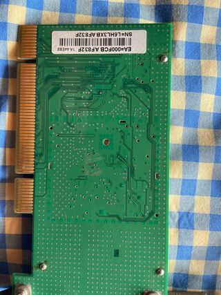 Tarjeta wifi inhalambrica 3COM de 54Mbs