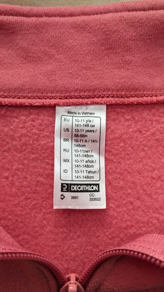Chándal pantalón+chaqueta niña 