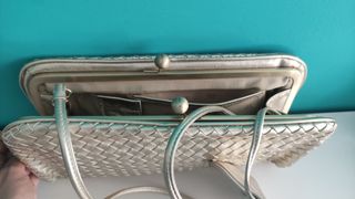 Bolso de mano dorado Farrutx