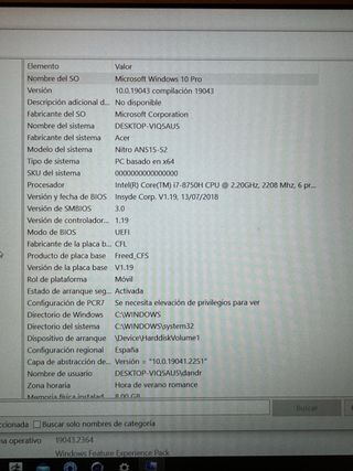 Laptop Envidia Geforce GTX Nitro 5 i7 di ottava generazione