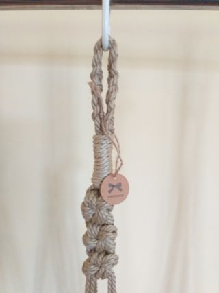 3 Portavaso macramé  Cuelga Macetas de pared 