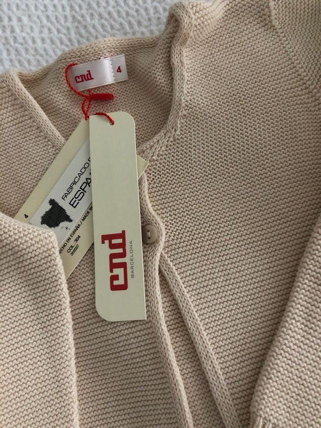 Chaqueta algodon beige de Condor