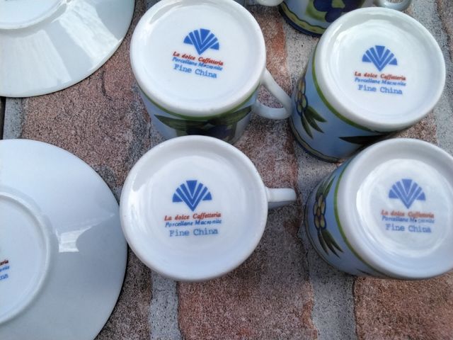 Set cafe nuovo porcellana