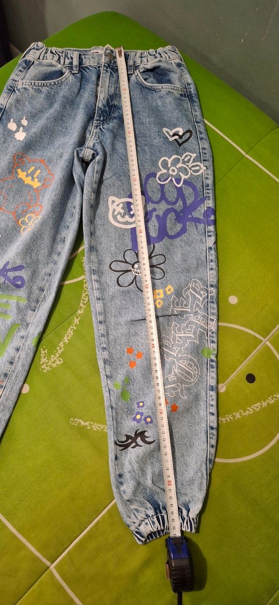 Pantalón vaquero jogger niña T-10/12 años