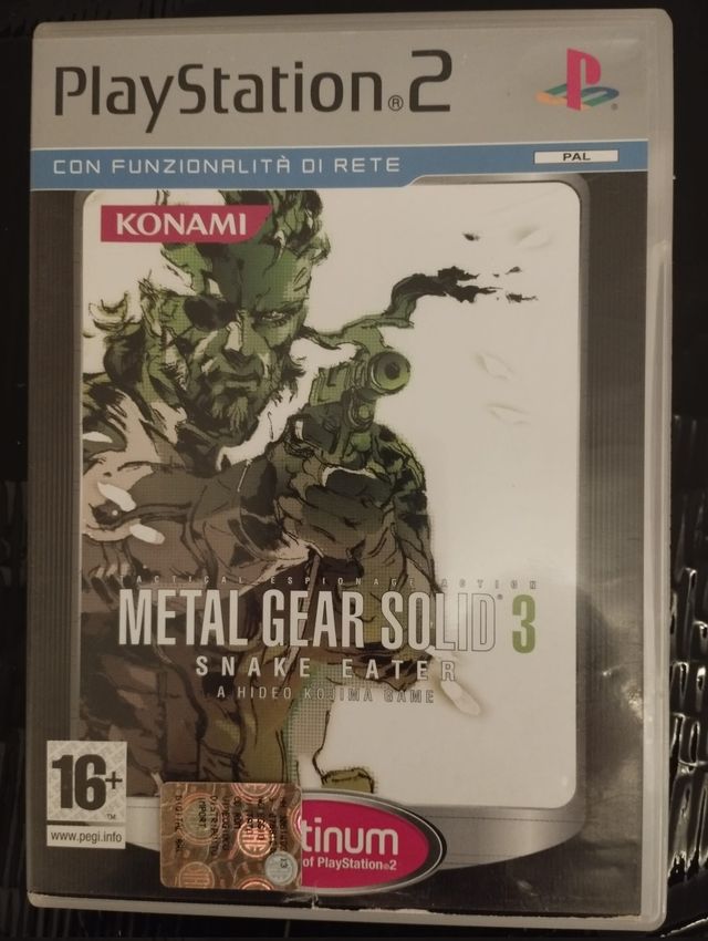metal gear solid 3 snake eater – platinum PS2