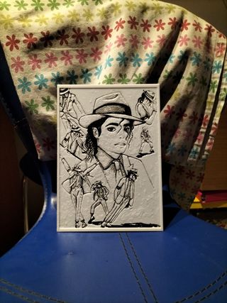 Stampa in 3d Michael Jackson versione A