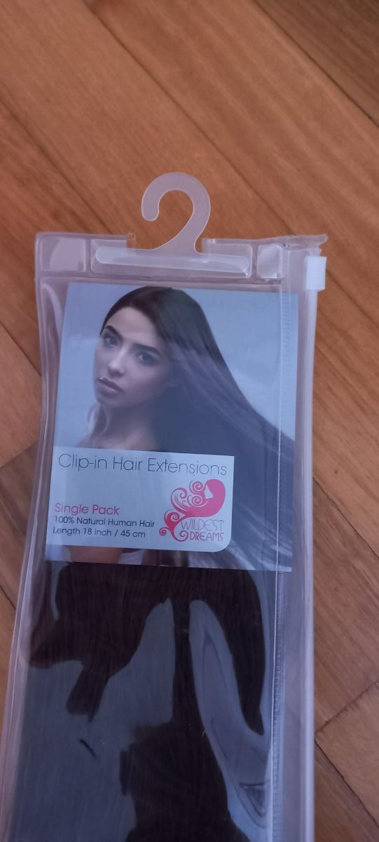 2 extensiones de pelo natural