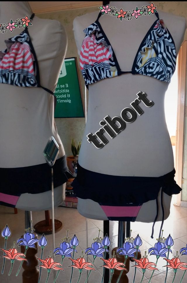 Costume bikini tribort