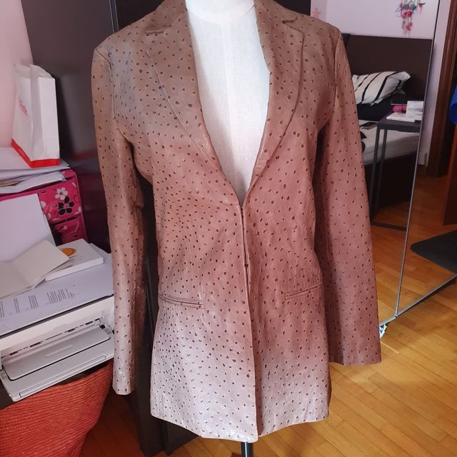 Giacca in pelle di agnello