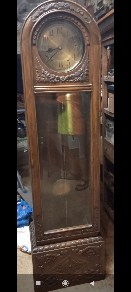 ANTIGUO Y GRAN RELOJ DE PIE