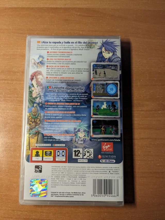 Blade Dancer Lineage of Light PSP