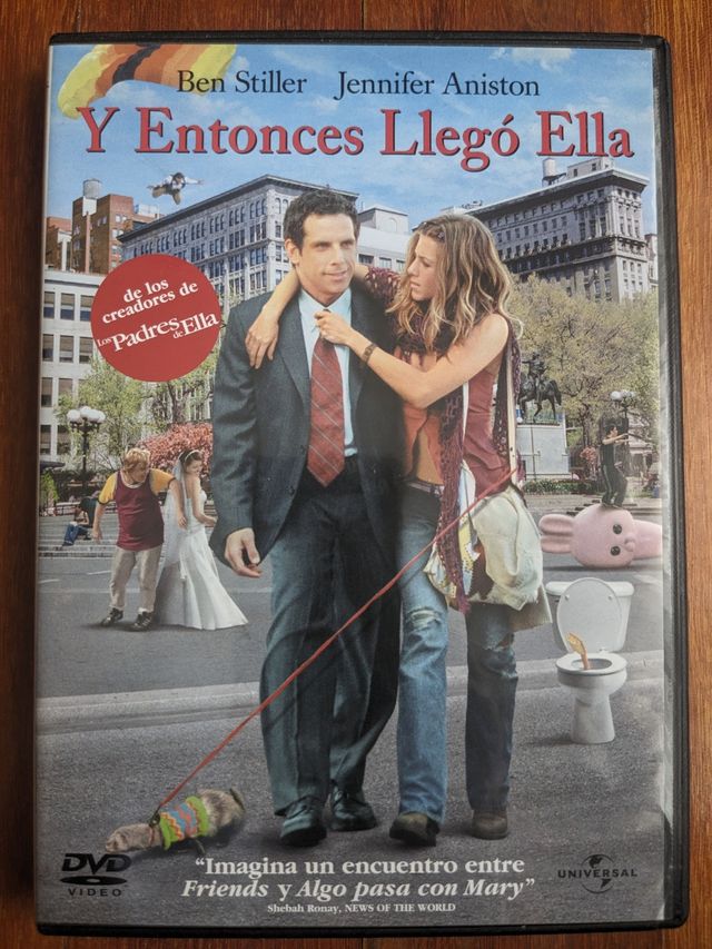 DVD película Y entonces llegó ella (3x10€)