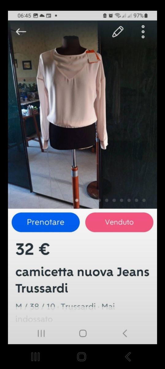 Camicetta Trussardi NUOVA