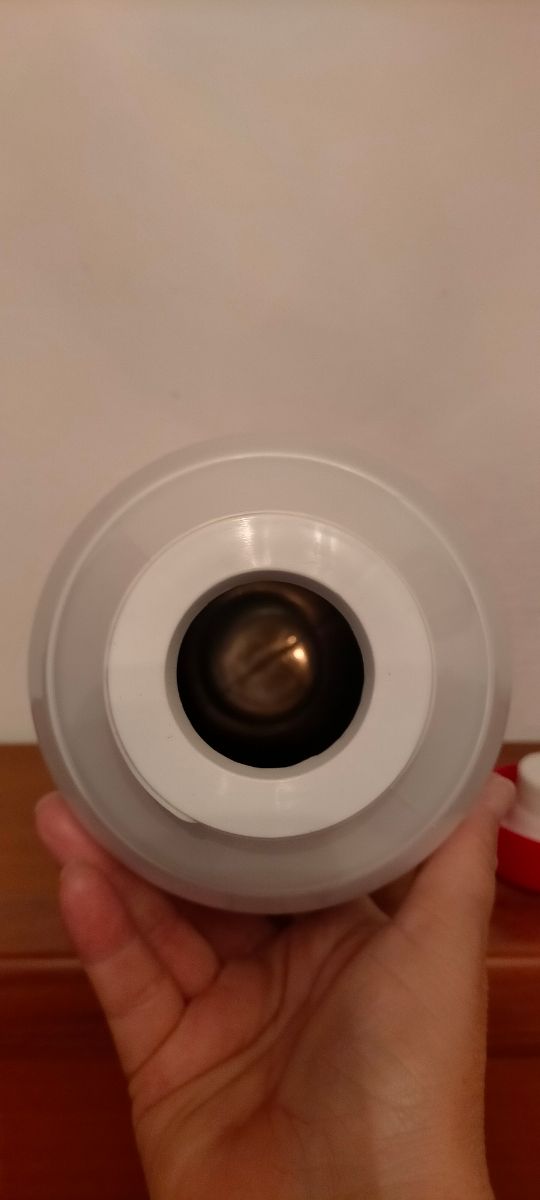 Termo de liquidos con taza de plástico