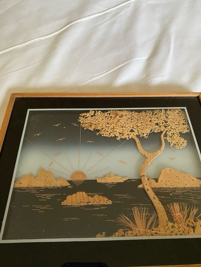 Lotto 3 quadri piccoli arte sarda Vintage