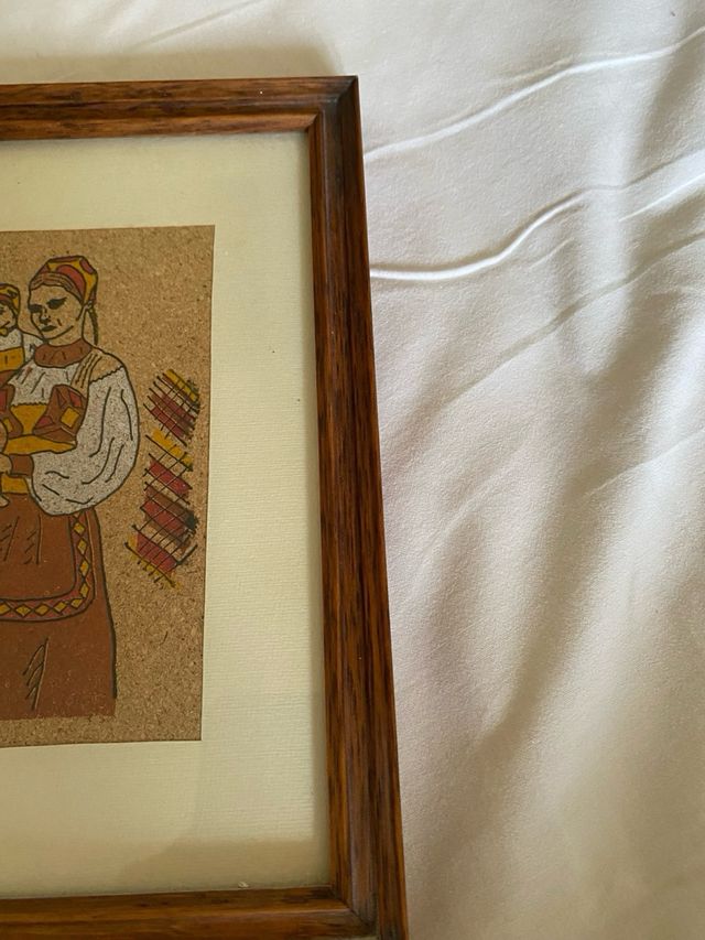 Lotto 3 quadri piccoli arte sarda Vintage