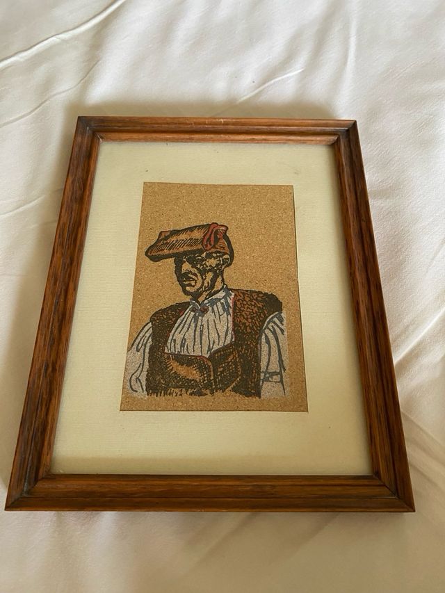 Lotto 3 quadri piccoli arte sarda Vintage