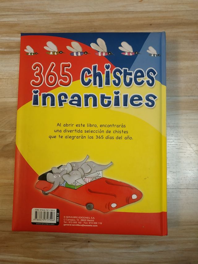 Libro acolchado 365 chistes infantiles