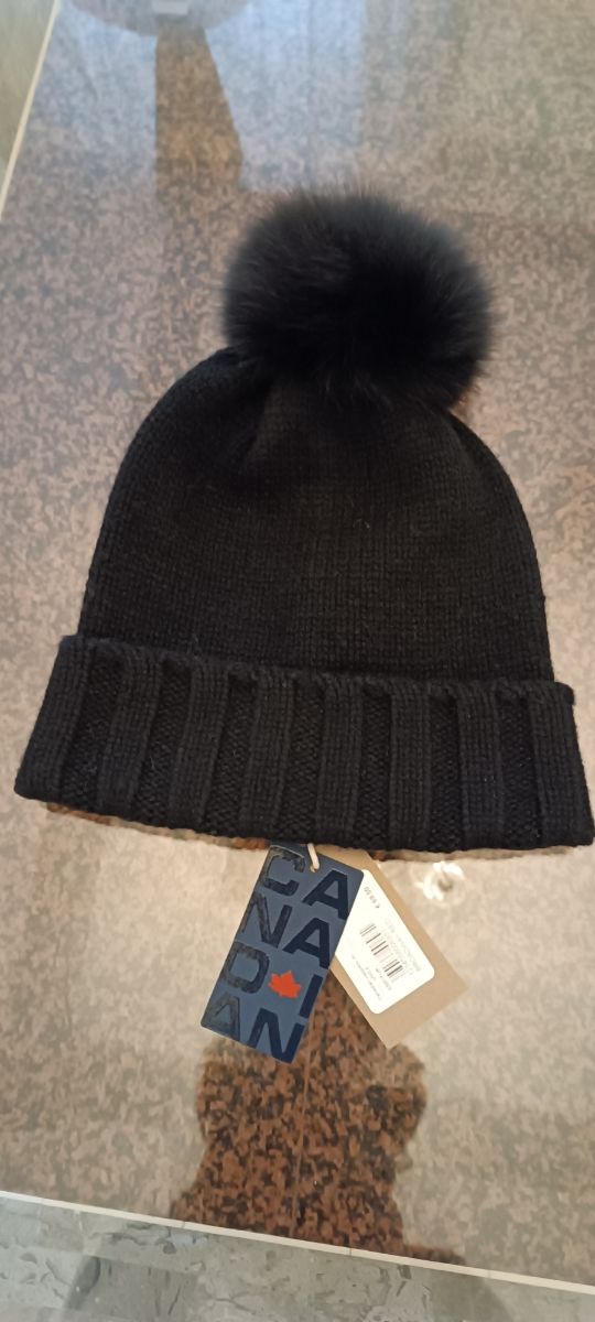 Cappello femminile lana e pelliccia 