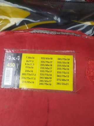 Cadenas de nieve 4x4