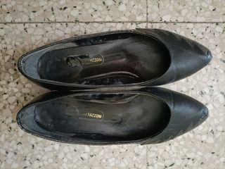 Ballerine nere vintage anni 80 90 donna numero 38