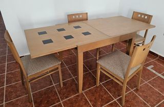 Mesa comedor extensible